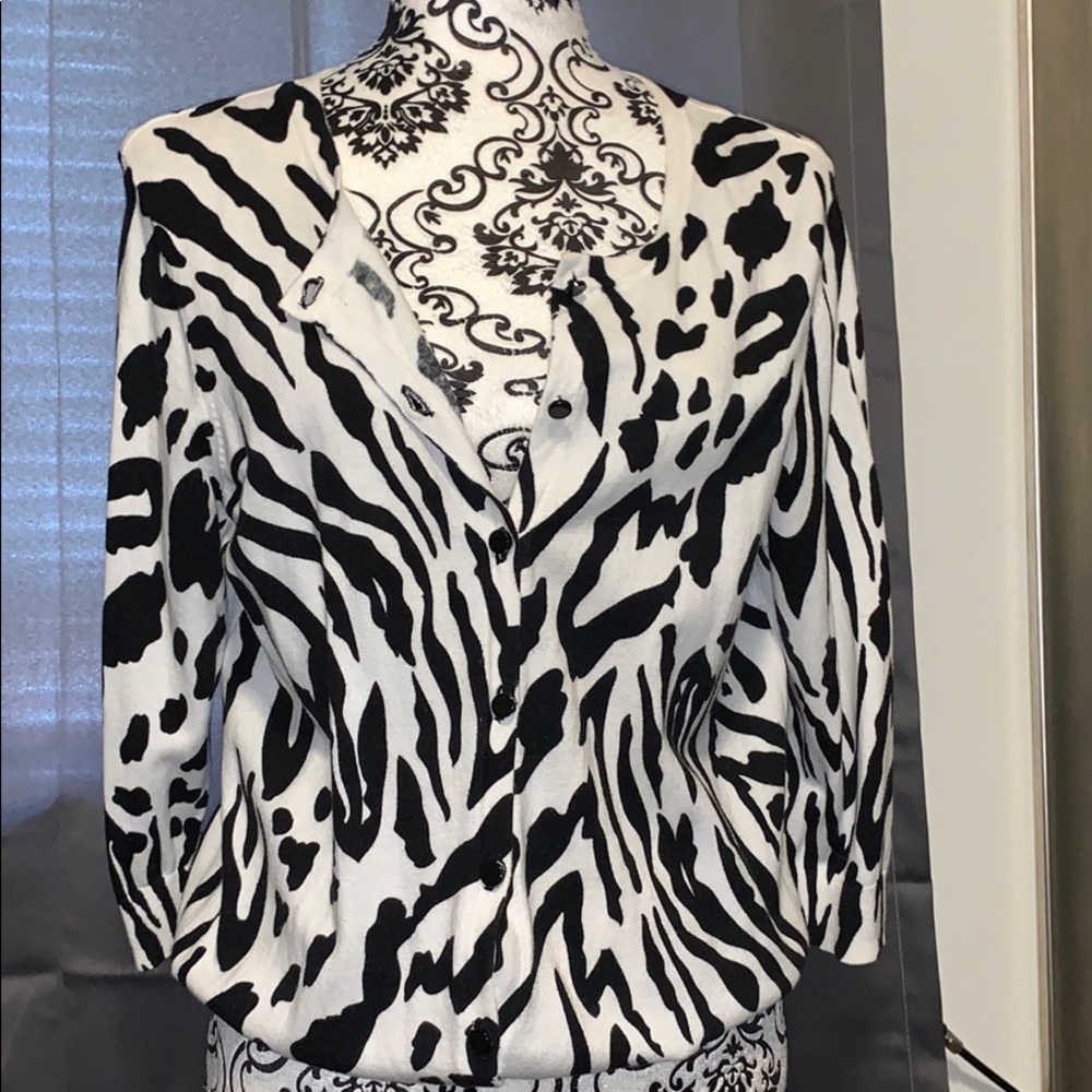 Zebra Cardigan - Picture 2 of 2